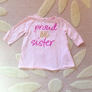 Mud Pie big sister shirt